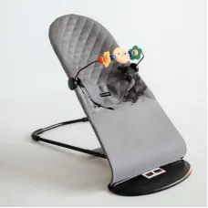 Комфортный и безопасностный Детский шезлонг-качалка Lunababy PINE ∙ Шезлонг-качалка Lunababy – свободные руки каждый день