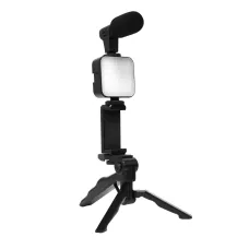Комплект для влогинга VIDEO-MAKING KIT AY49 для смартфона с переходником Type-C • Набор блогера для телефона 4в1 AY-49