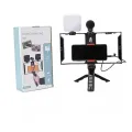 Комплект для влогинга Video Making Kit AY49X для смартфона • Набор для блогинга AY49X для смартфона с микрофоном и светом