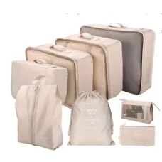 Комплект органайзеров для путешествий и хранения 8 в 1 ∙ Большой дорожный набор сумок для обуви, одежды, косметики и аксессуаров, 8 шт. Комплект органайзеров для путешествий и хранения 8 в 1 ∙ Большой дорожный набор сумок для обуви, одежды, косметики и аксессуаров, 8 шт.