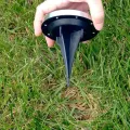 Комплект садовых светильников на солнечной батарее Solar Disk Lights, 4 шт ∙ Уличные фонари с датчиком света