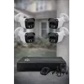 Комплект видеонаблюдения DVR KIT UCAM на 4 камеры с регистратором Full HD • Уличная система видеонаблюдения с влагозащитой IP67, ночной съемкой и просмотром через телефон
