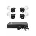 Комплект видеонаблюдения DVR KIT UCAM на 4 камеры с регистратором Full HD • Уличная система видеонаблюдения с влагозащитой IP67, ночной съемкой и просмотром через телефон