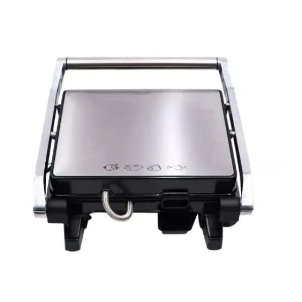 Контактный прижимной гриль BITEK 2681 Электрический гриль с антипригарным покрытием, регулятором температуры и таймером, 2800Вт