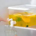 Контейнер-диспенсер для води, лимонаду та соку 2 л 15×22×12 см • Настільний диспенсер для напоїв із дозатором для кухні, дому, офісу та дачі