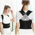 Корректор осанки Posture Belt черный L–XXL • Корсет для выравнивания спины, поддержки поясницы и разгрузки позвоночника