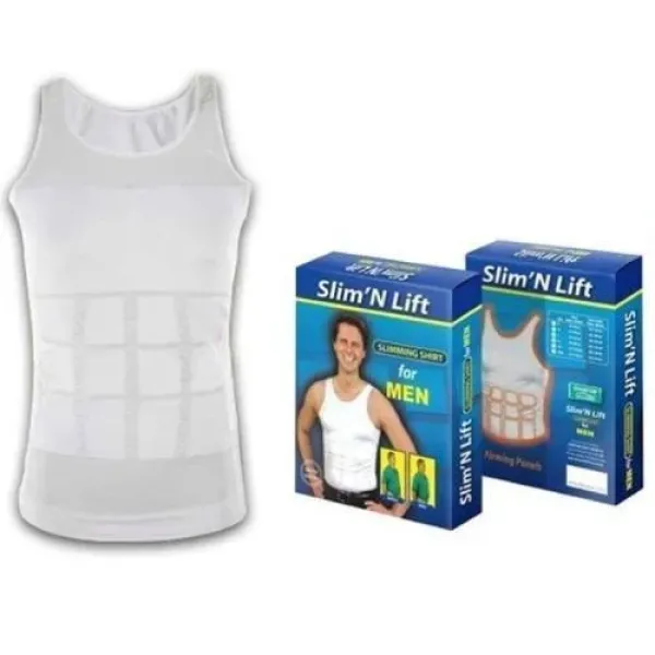Корректирующая мужская майка SLIM N LIFT Мужское утягивающее нательное белье