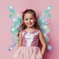 Крила з підсвіткою Shadow Angel DT-334 • Дитячі карнавальні крила Shadow Angel DT-334 з автоматичним рухом, світловими ефектами та музикою для свят і виступів