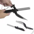 Кухонные ножницы Clever Cutter 2 в 1 из нержавеющей стали • Многофункциональные кухонные ножницы Clever Cutter 2 в 1 для быстрой нарезки продуктов
