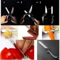 Кухонные ножницы Clever Cutter 2 в 1 из нержавеющей стали • Многофункциональные кухонные ножницы Clever Cutter 2 в 1 для быстрой нарезки продуктов