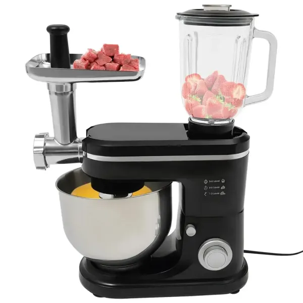 Кухонный комбайн Hoffmans 3в1 1600W HM-8085 • Универсальный кухонный комбайн 3в1 с высокой мощностью