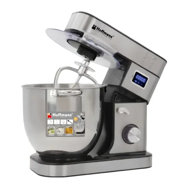 Кухонный миксер Hoffmans HM-8082 • Стационарный миксер-тестомес для дома, кафе и пекарен 15L 2000W