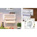 Кухонный подвесной диспенсер Kitchen Roll Triple Paper Dispenser Держатель для пленки, фольги и полотенец