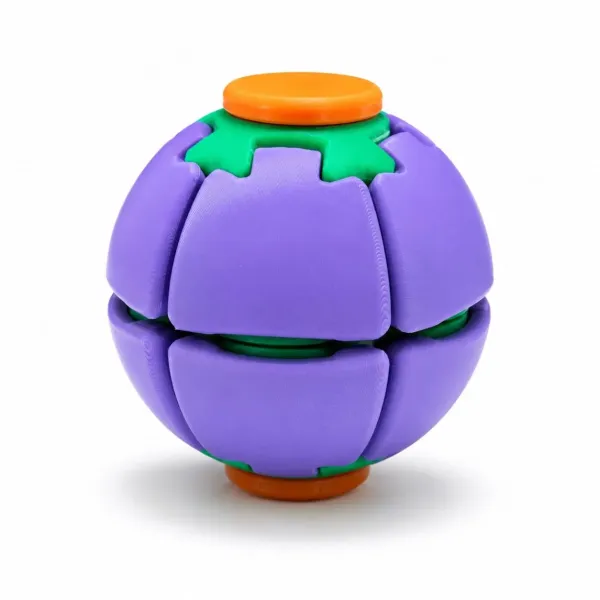 Шар-головоломка Магический Боб 26X-473 • Антистресс-игрушка Puzzle Ball 26X-473 с вращающимся механизмом, спиннер-гироскоп фиджет для детей и взрослых