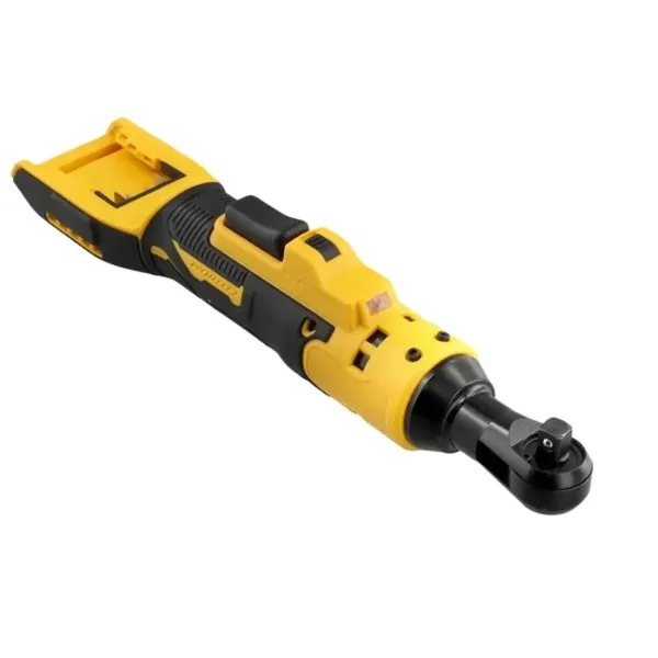 Угловой гайковерт X-474 48V аккумуляторная трещотка • Беспроводной угловой гайковерт желтый и синий для ремонта авто, монтажа и работы в труднодоступных местах