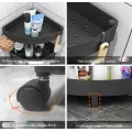 Угловой стеллаж-полочка для ванной комнаты ∙ Напольный органайзер на колесиках