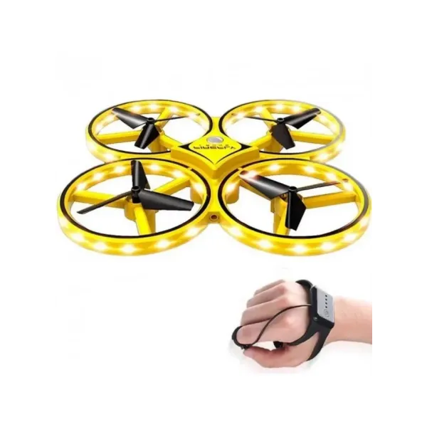 Квадрокоптер Drone 928 с перчаткой управления рукой и датчиками препятствий | Летающий дрон PR4