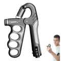 Кистевой эспандер с счётчиком 5–100 кг MA468 • Пружинный эспандер с регулируемой нагрузкой для рук