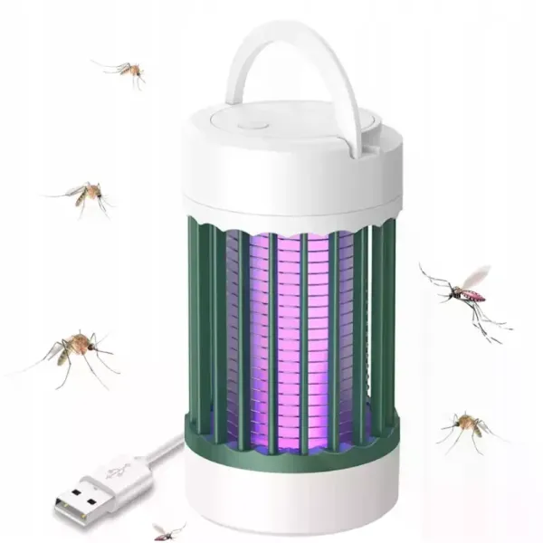 Лампа для уничтожения насекомых USB Camping Mosquito Lamp MA553 на аккумуляторе • Кемпинговая лампа от комаров для походов, отдыха и дома • Портативная ловушка для насекомых