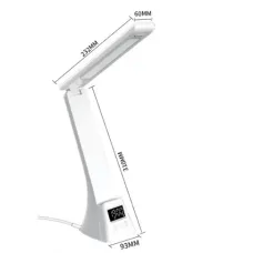 Лампа настольная LED BDA-2088 / TYV-2088 • Квадратная смарт-лампа с беспроводной и проводной зарядкой