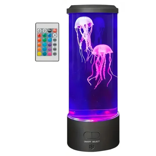 Лампа-ночник со светлыми цветами МЕДУЗА • Настольный LED-светильник 