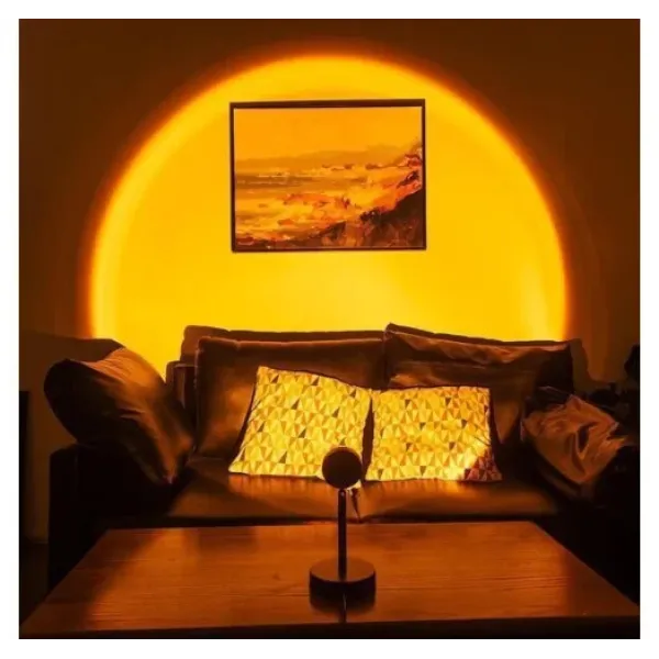 Лампа с проекцией рассвета ∙ Проекционный светильник USB с эффектом солнца SUN LAMP