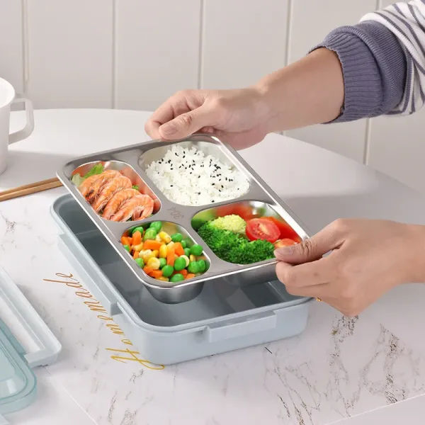 Ланч-бокс для подогрева еды с помощью горячей воды MAXTOP MP-2302-A MA-2000