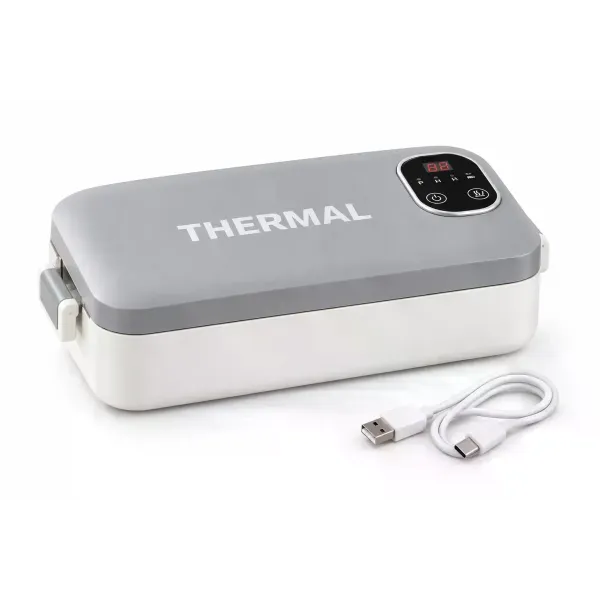 Ланч-бокс з підігрівом Thermal DT-1650 • Бездротовий електричний ланч-бокс Thermal DT-1650 з акумулятором для їжі
