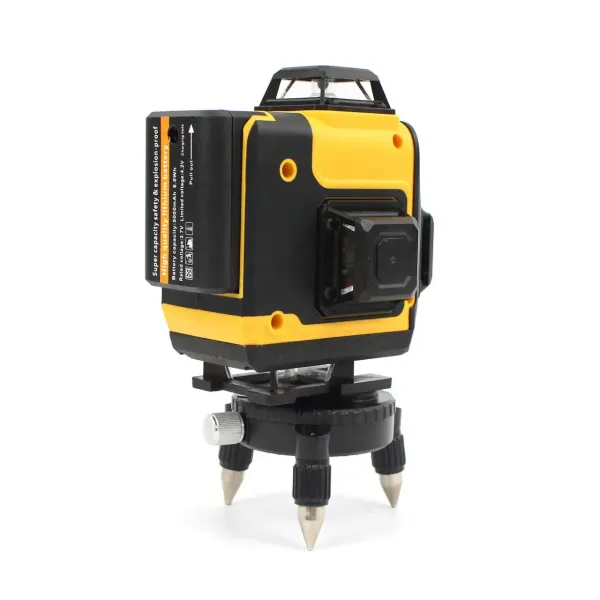 Лазерный 3D-4D 16-линейный зеленый уровень - нивелир · Инструмент для измерения пересечения линий 360°