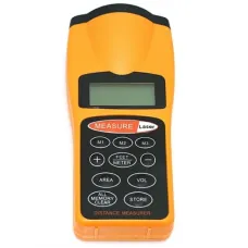 Лазерный дальномер TEST DISTANCE 3007 ∙ Ультразвуковая строительная рулетка – линейка с встроенным термометром