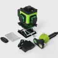 Лазерный уровень 3D с зеленым лучом IE12A MA475 • Самовыравнивающийся лазерный нивелир для ремонта, отделки и точной разметки