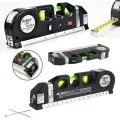 Лазерный уровень со встроенной рулеткой Laser Level Pro 3 Нивелир строительный