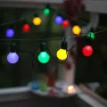 Led гирлянда-лампочки 5м, 10 водонепроницаемых цветных шариков CG03