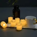 LED свечи MA757 24 шт теплый белый свет • Декоративные электронные свечи MA757 с имитацией пламени для дома, праздника и фотозоны