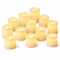 LED свечи MA757 24 шт теплый белый свет • Декоративные электронные свечи MA757 с имитацией пламени для дома, праздника и фотозоны
