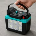 LED-система GDLITE GD-9008 Music із 3 лампами • автономне світло з колонкою, FM-радіо та заряджанням гаджетів на випадок відключень