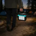 LED-система GDLITE GD-9008 Music із 3 лампами • автономне світло з колонкою, FM-радіо та заряджанням гаджетів на випадок відключень