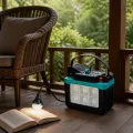 LED-система GDLITE GD-9008 Music із 3 лампами • автономне світло з колонкою, FM-радіо та заряджанням гаджетів на випадок відключень