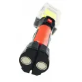 Фонарь BL-8859B аккумуляторный • Магнитный COB LED светильник 20 Вт с крючком, двумя аккумуляторами 18650 и USB-зарядкой