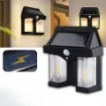 Фонарь на солнечной батарее с датчиком движения Solar Wall Lamp COBA CB-228 • Уличный LED прожектор с солнечной панелью CB-228