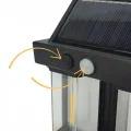 Фонарь на солнечной батарее с датчиком движения Solar Wall Lamp COBA CB-228 • Уличный LED прожектор с солнечной панелью CB-228