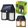 Фонарь на солнечной батарее с датчиком движения Solar Wall Lamp COBA CB-228 • Уличный LED прожектор с солнечной панелью CB-228