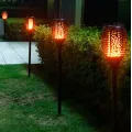 Фонарь садовый на солнечной батарее Solar flame, 60 см · LED светильник в форме факела с классом защиты IP65