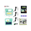 Фонарь - солнечная зарядная станция LED OK-718S-A с лампочками Power Bank • Портативная солнечная станция с LED-фонарем OK-718S-A
