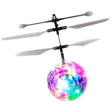 Летающий сенсорный шар мяч вертолёт с подсветкой Crystal Ball