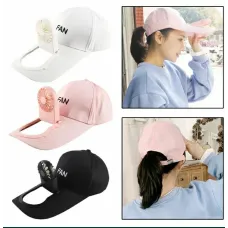 Летняя кепка с вентилятором · Бейсболка охлаждающая с обдувом Fan с аккумулятором на солнечной батарее