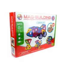 Магнитный конструктор Mag Building на 36 деталей ∙ Конструктор-головоломка для детей Магнитный конструктор Mag Building на 36 деталей ∙ Конструктор-головоломка для детей