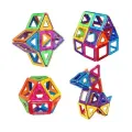 Магнитный конструктор Magic Magnet в чемодане, 36 деталей ∙ Детская 3D головоломка для создания объемных моделей