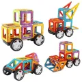 Магнитный конструктор Magic Magnet в чемодане, 40 деталей ∙ Детская 3D головоломка для создания объемных моделей