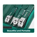 Манікюрний набір AND ES-09A 9 предметів • Манікюрно-педикюрний набір 9PCS Nail Clipper із нержавіючої сталі в дорожньому футлярі